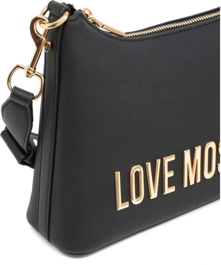 Love Moschino Polyethyleen Handtas Dames Middelgrote Tassen Collectie Black Dames - Foto 4