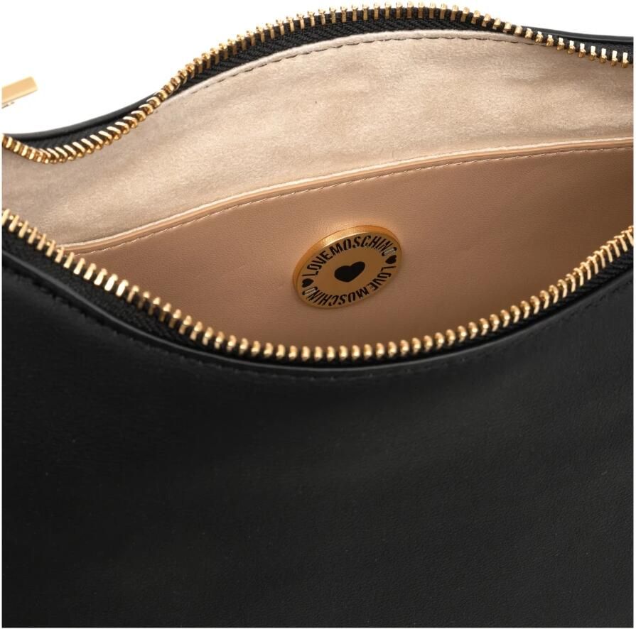 Love Moschino Polyethyleen Handtas Dames Middelgrote Tassen Collectie Black Dames