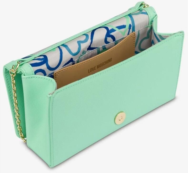 Love Moschino Stijlvolle PU-tas Green Dames - Foto 2