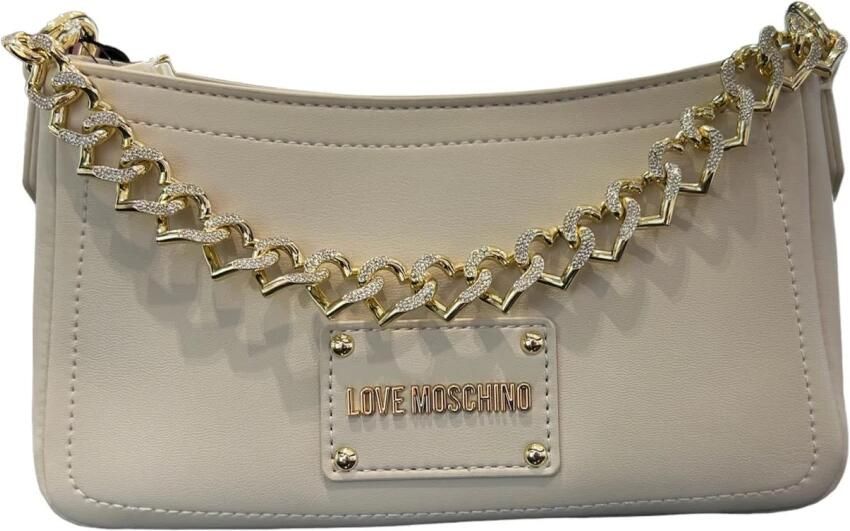 Love Moschino Stijlvolle PU-tas White Dames