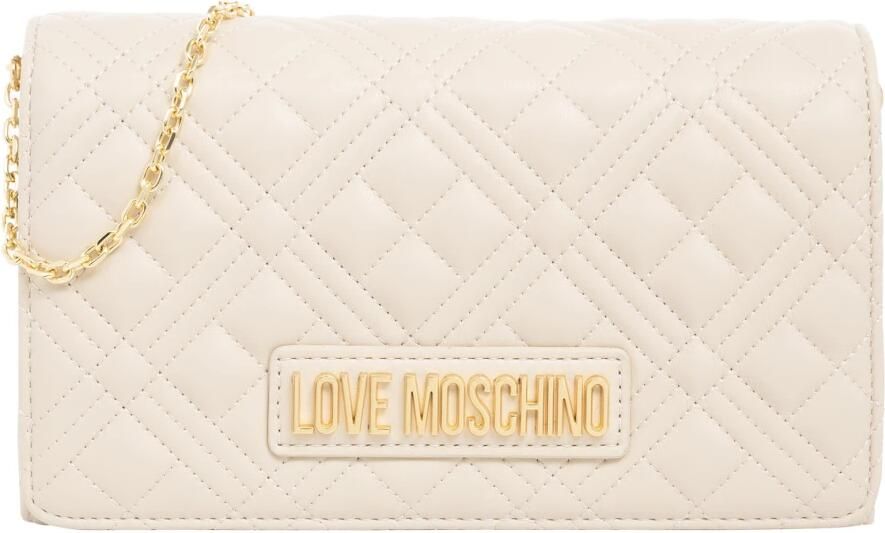 Love Moschino Stijlvolle Schoudertas met Magneetsluiting Beige Dames - Foto 4