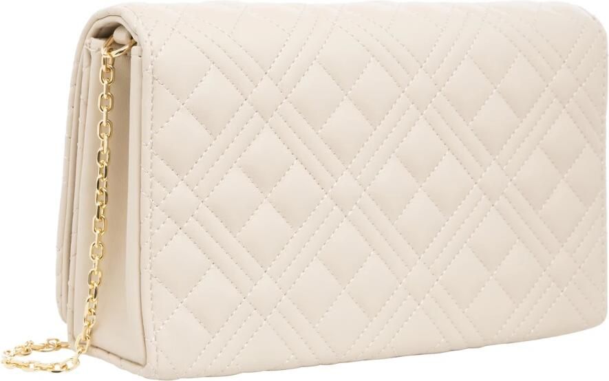 Love Moschino Stijlvolle Schoudertas met Magneetsluiting Beige Dames - Foto 2