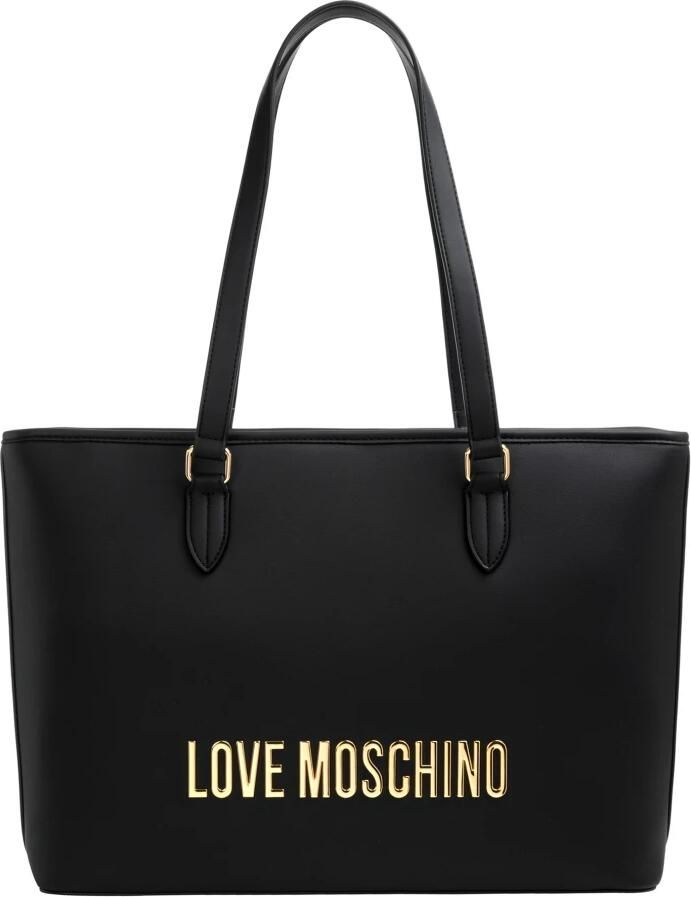 Love Moschino Stijlvolle Polyethyleen Handtas voor Vrouwen Black Dames - Foto 3