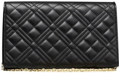 Love Moschino Zwarte Crossbody Tas met Ketting Sluiting Black Dames - Foto 5