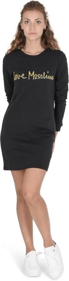 Love Moschino T-shirt Sweatshirtjurk met lange mouwen - Foto 2