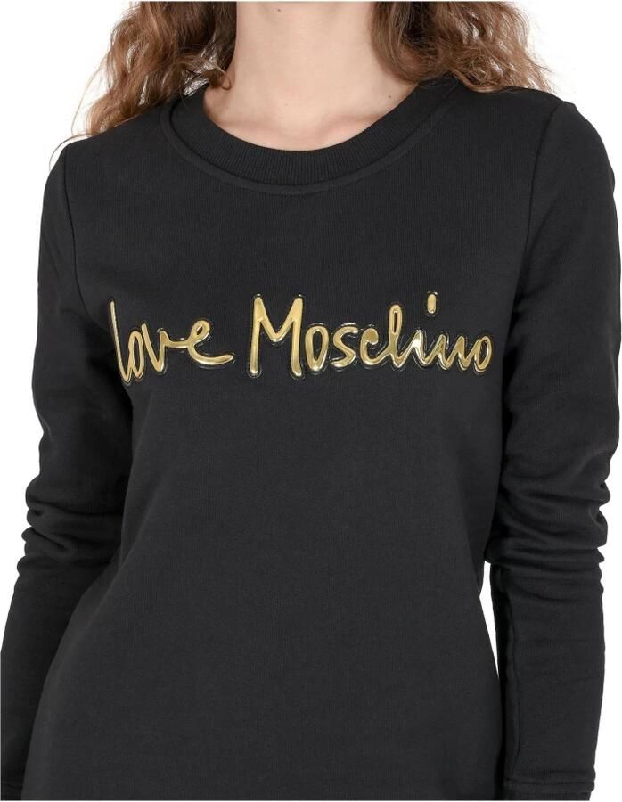 Love Moschino T-shirt Sweatshirtjurk met lange mouwen