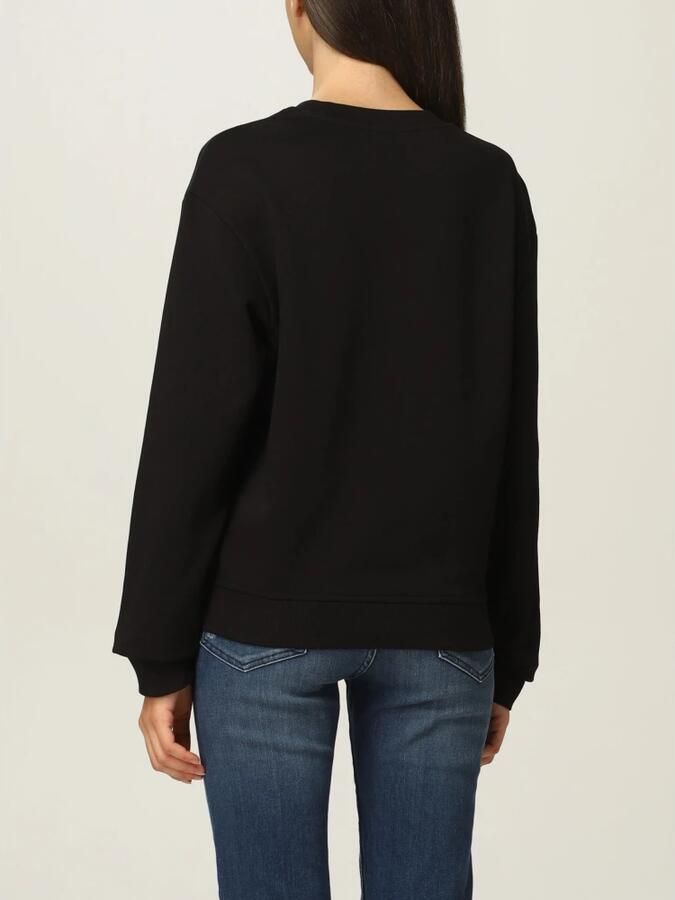 Love Moschino Sweater Relaxed fit sweatshirt met lange mouwen en ronde hals