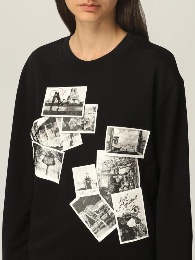 Love Moschino Sweater Relaxed fit sweatshirt met lange mouwen en ronde hals - Foto 2
