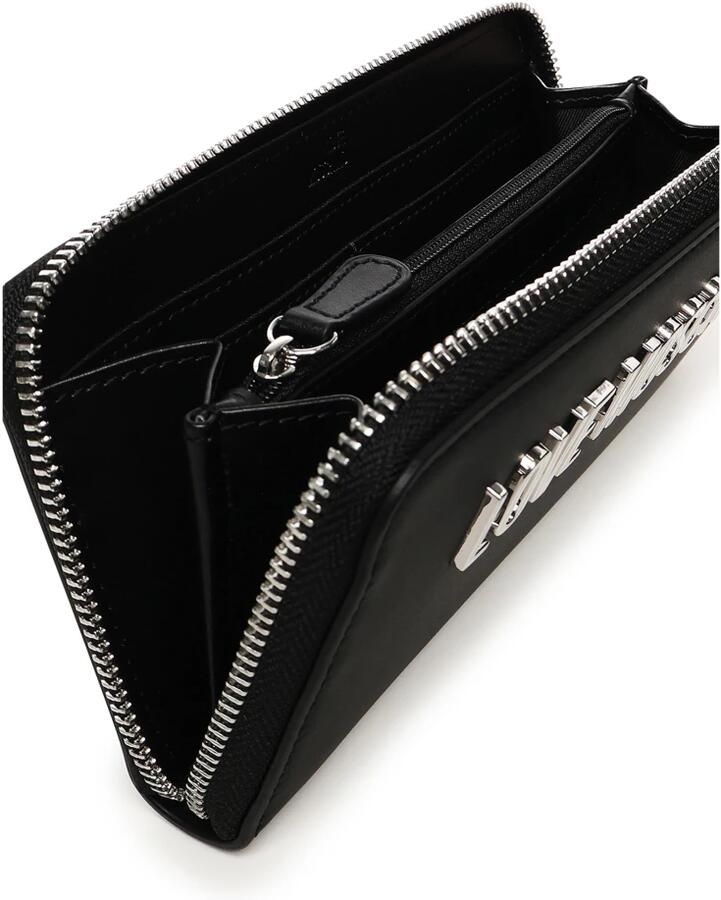 Love Moschino Stijlvolle Damesportemonnee Lente Zomer Collectie Gray Dames