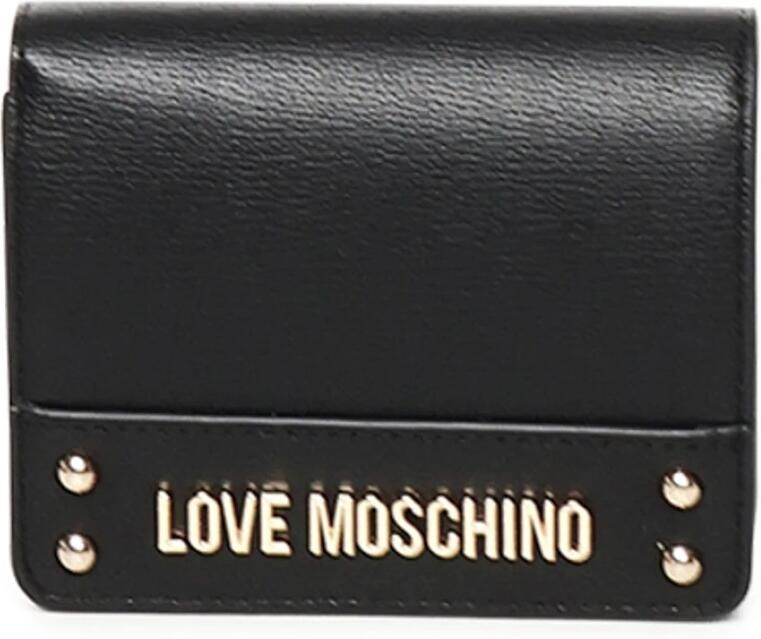 Love Moschino Stijlvolle Portemonnee met Meerdere Compartimenten Black Dames - Foto 7