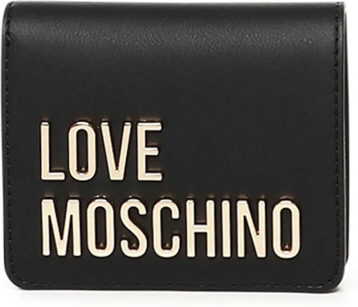 Love Moschino Zwarte Portemonnee met Logodetail Black Dames - Foto 4