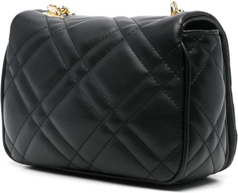 Love Moschino Hobo bags Quilted Shoulder Bag With Heart Embellishments in zwart - Foto 7