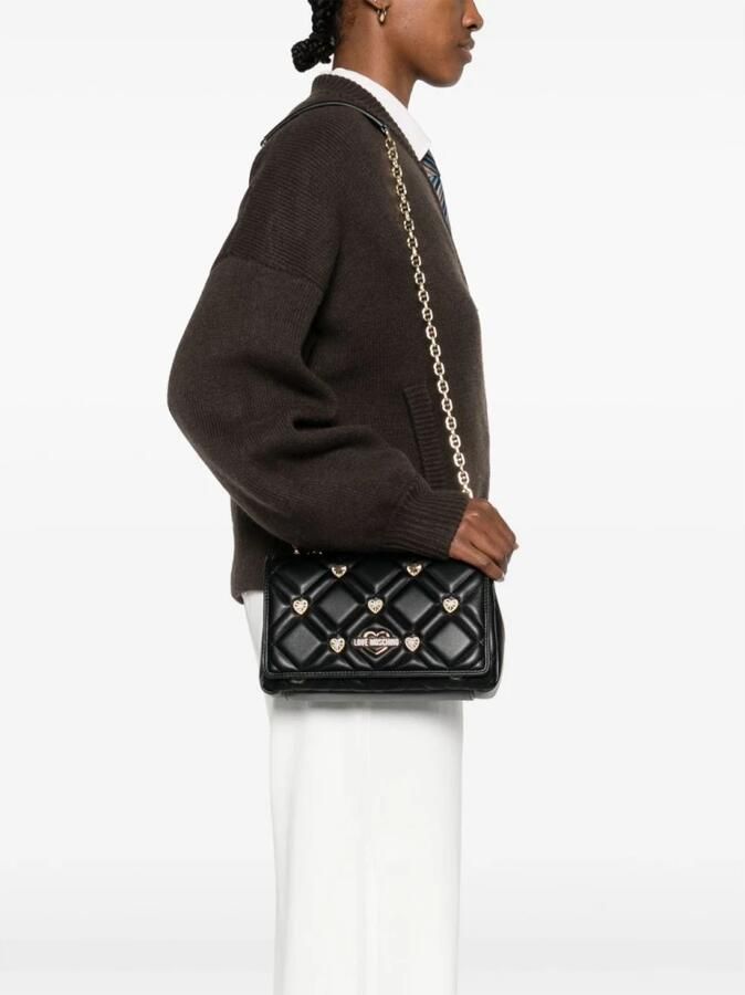 Love Moschino Lente Zomer Dames Middelgrote Tassen Collectie Black Dames