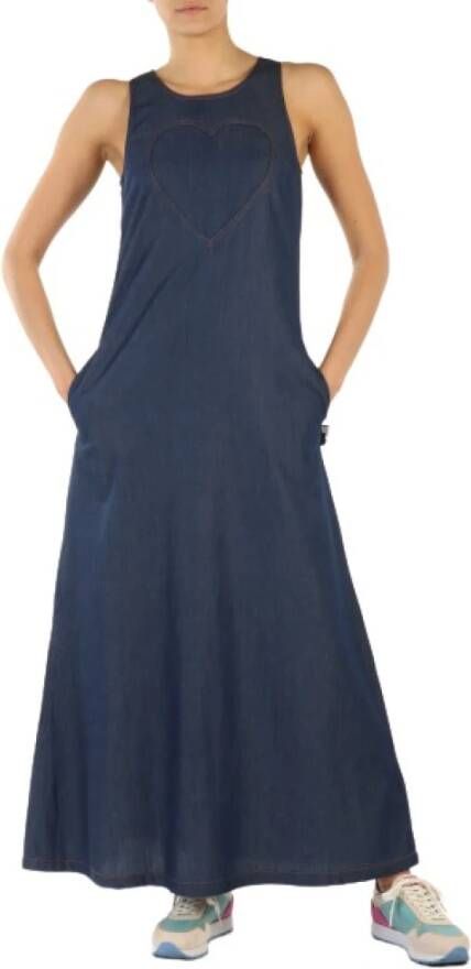 Love Moschino Maxi Dresses Blauw Dames