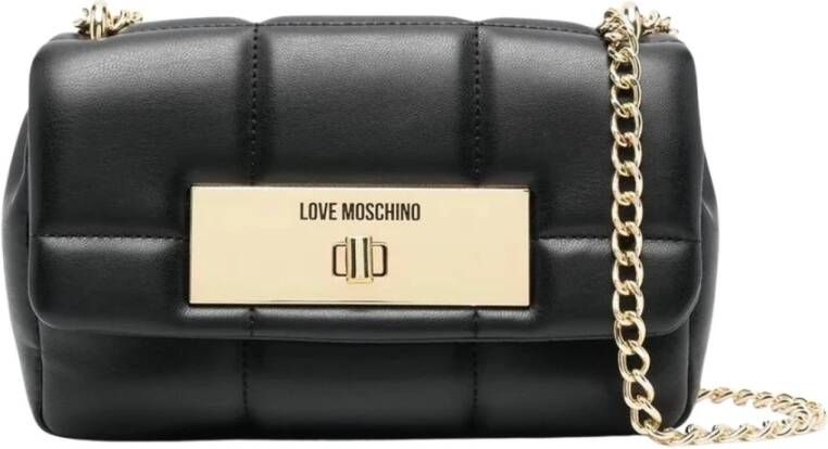Love Moschino Crossbody bags Borsa Soft Padding Pu in zwart