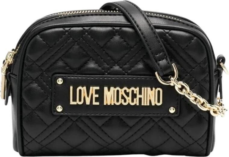 Love Moschino Crossbody bags Borsa Quilted Pu in zwart