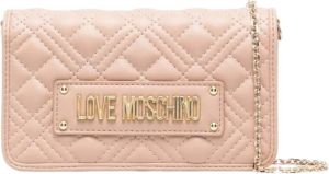 Love Moschino nude wallet Beige Dames