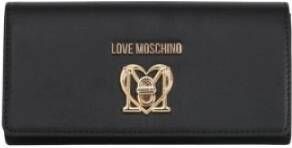 Love Moschino Portefeuilles Kaarthouders Zwart Dames
