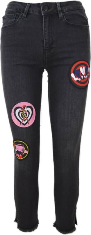 Love Moschino Rechte jeans Zwart Dames