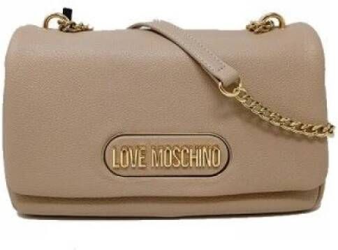 Love Moschino Rechthoekige zak bord Beige Dames