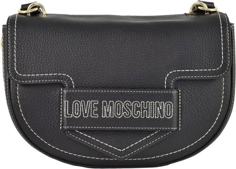 Love Moschino Rode handtas met handtekening stofzak Zwart Dames