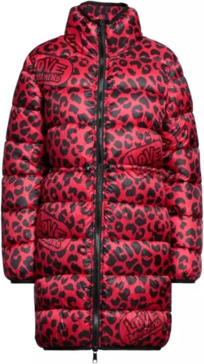 Love Moschino Rode Polyester Jas & Jas Rood Dames
