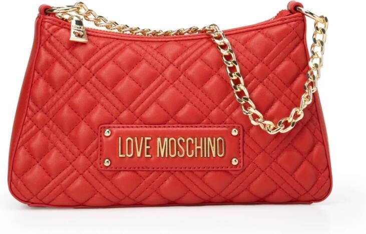 Love Moschino Hobo bags Quilted Bag in rood