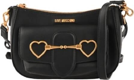Love Moschino Hobo bags Borsa Pu in zwart