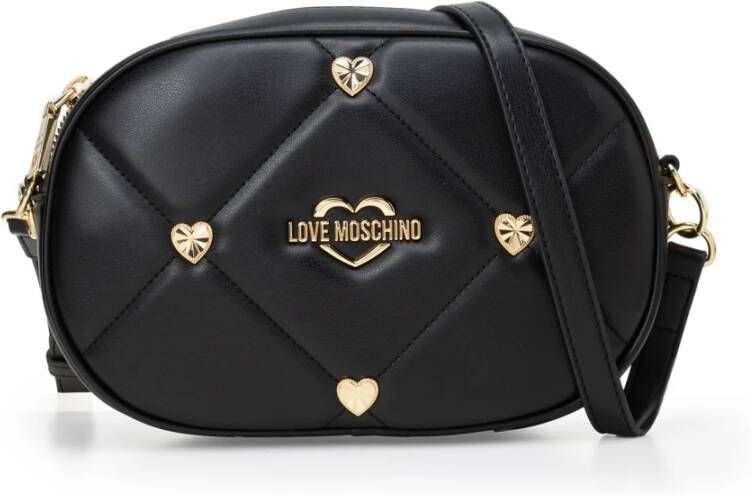 Love Moschino Crossbody bags Jewel Heart in zwart