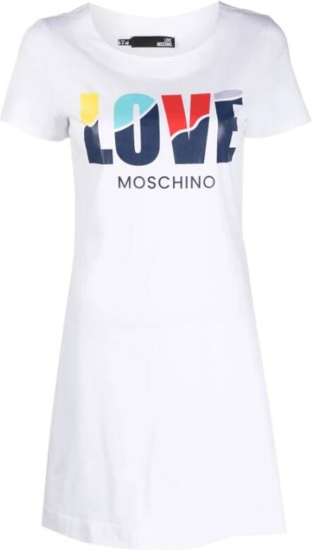 Love Moschino Short Dresses Wit Dames