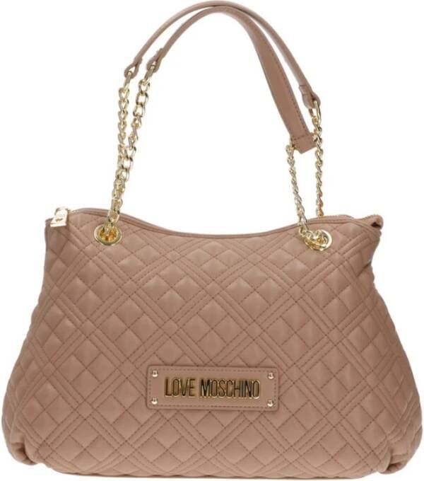 Love Moschino Totes Borsa Quilted Bag Pu in beige
