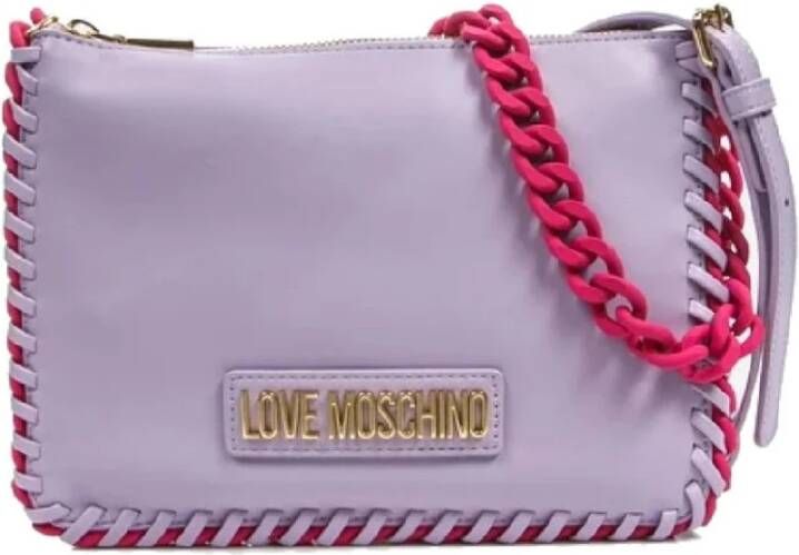 Love Moschino Shoulder Bags Purple Dames