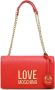 Moschino Rode Love Dames Schoudertas van Imitatieleer Rood Dames - Thumbnail 3