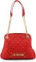 Love Moschino Dames Schoudertas met Magnetische Sluiting en Meerdere Compartimenten Red Dames - Thumbnail 1