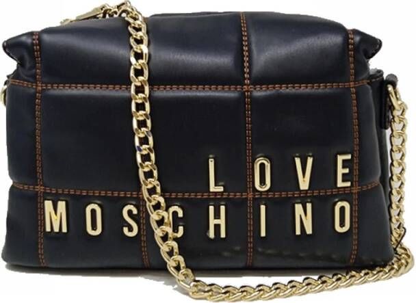 Love Moschino Crossbody bags Embroidery Quilt in zwart