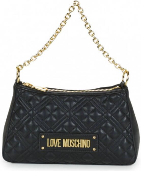 Love Moschino Hobo bags Borsa Quilted Bag Pu in zwart