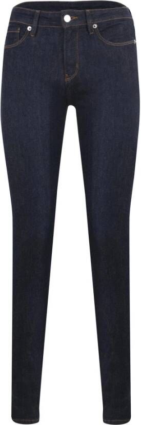 Love Moschino Donkerblauwe Slim Fit Stretch Jeans Blue Dames