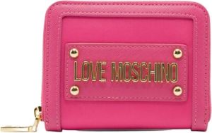 Love Moschino SLG Timeless Portemonnee Roze Dames