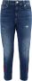 Love Moschino Slim Fit Jeans Blauw Dames - Thumbnail 1