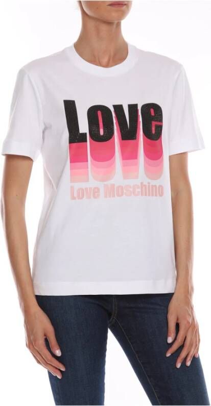 Love Moschino Stijlvol Dames T-Shirt Wit Dames