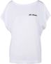 Love Moschino Grijze Katoenen T-shirt met Hart Logo Gray Dames - Thumbnail 2