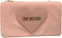 Love Moschino Stijlvolle Clutch Tas Roze Dames - Thumbnail 1