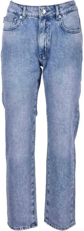 Love Moschino Stijlvolle Denim Blauwe Jeans voor Vrouwen Blauw Dames