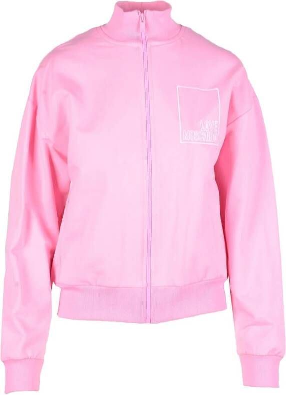 Love Moschino Stijlvolle Roze Sweatshirt Roze Dames