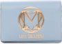Love Moschino Metalen Logo Schouderband Pochette Blue Dames - Thumbnail 6