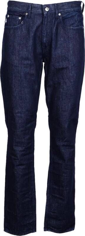 Love Moschino Stijlvolle Straight Jeans voor Heren Blauw Heren