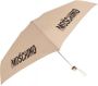 Moschino Supermind Paraplu met Beige en Zwart Print Beige Dames - Thumbnail 1