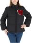 Love Moschino Stijlvolle Zwarte Donsjas met Modieuze Print Black Dames - Thumbnail 1