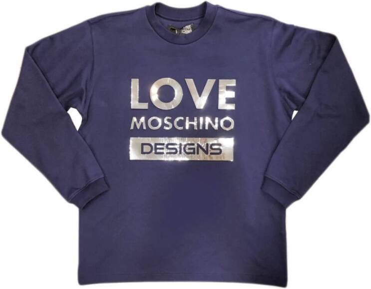 Love Moschino Sweatshirt Blauw Dames