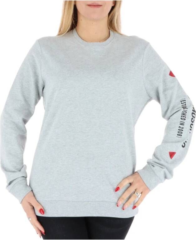 Love Moschino Grijze Dames Sweatshirt Gray Dames